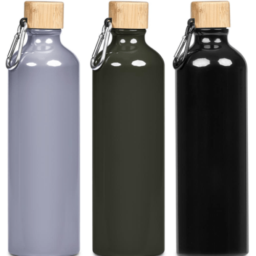 Serendipio Origen Aluminium & Bamboo Water Bottle 750ml