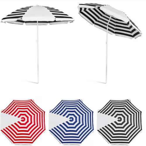 Serendipio Tanereef Stripe Beach Umbrella - R699 Serendipio Tanereef Stripe Beach Umbrella