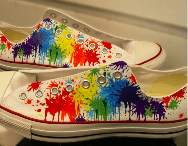 Sneaker Painting activity