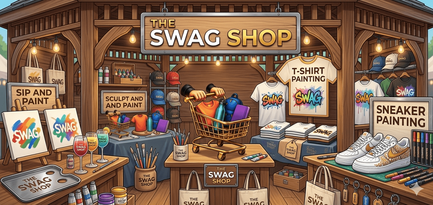 Swag Shop Crafts Banner